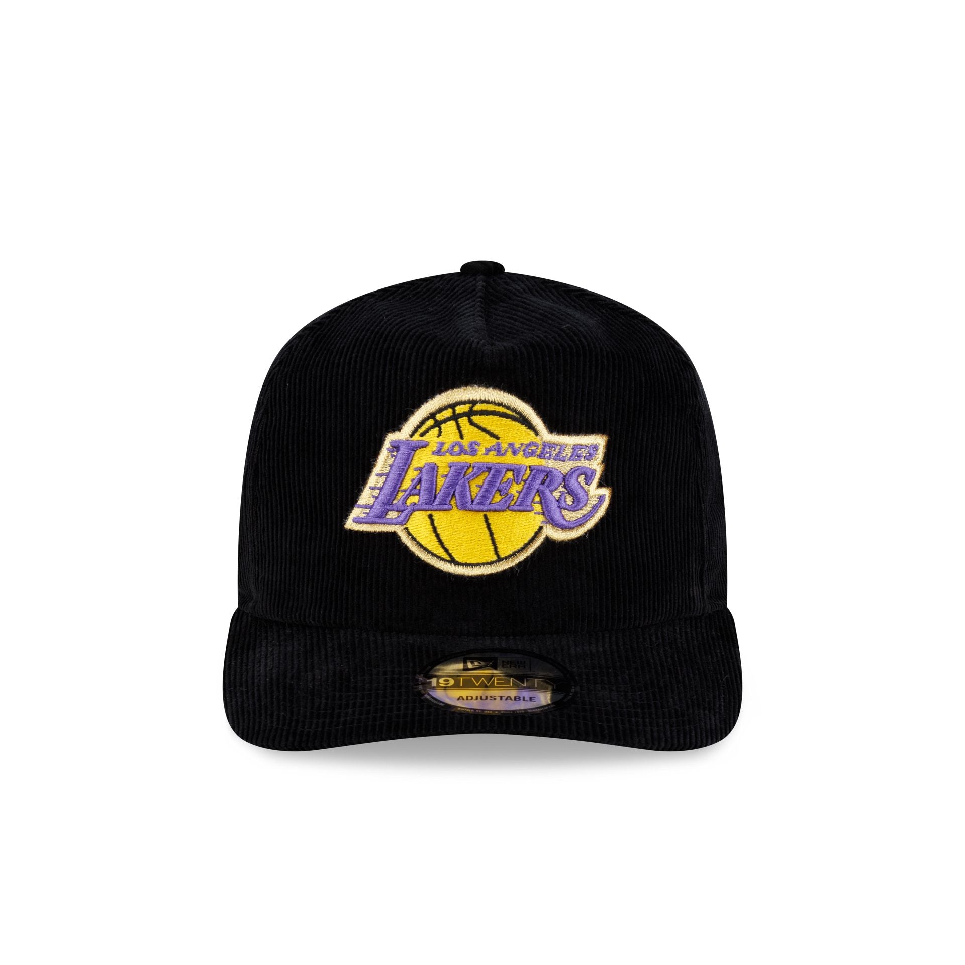 Los Angeles Lakers 2001 Finals Black & Gold Corduroy 19TWENTY Adjustable Hat
