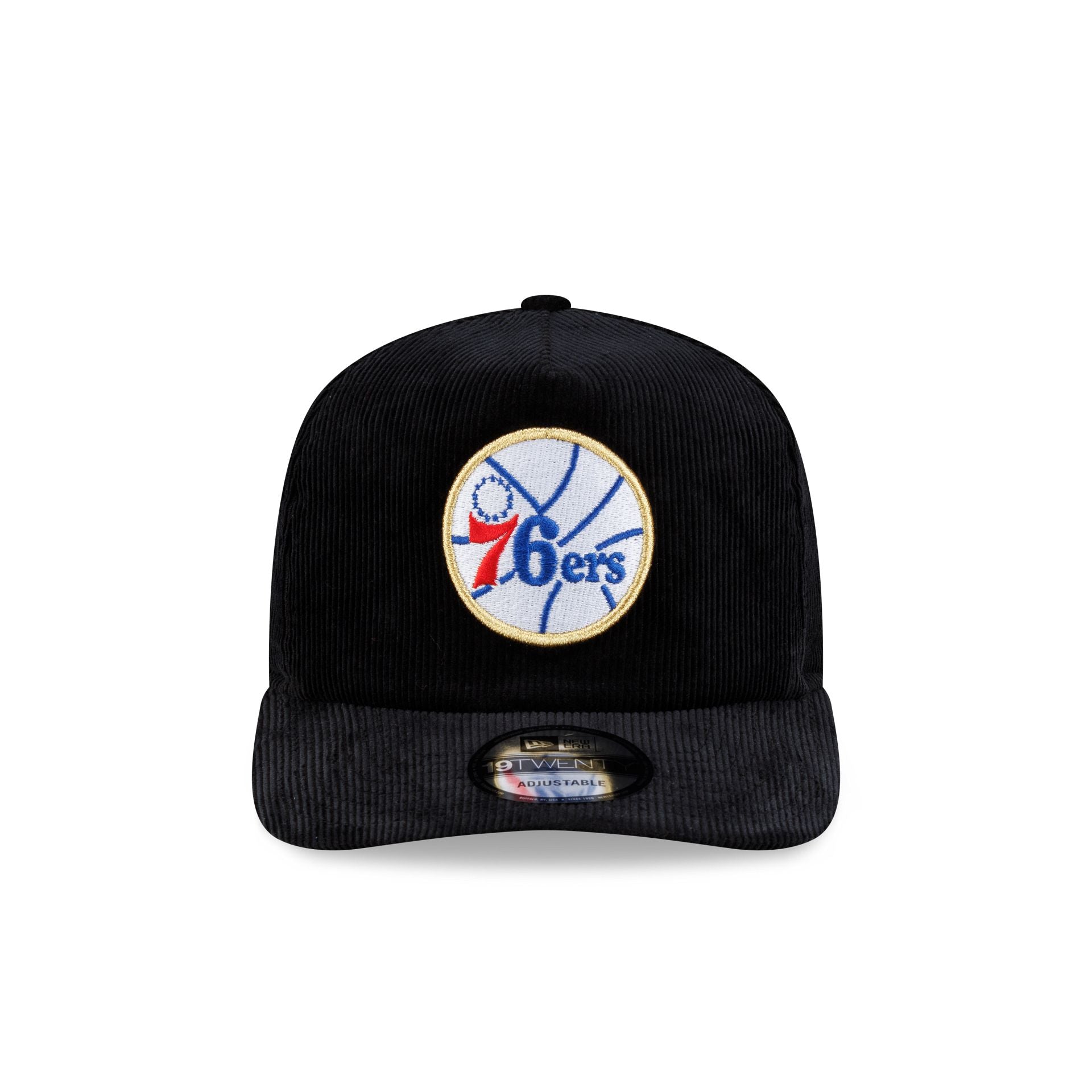 Philadelphia 76ers 1983 Finals Black & Gold Corduroy 19TWENTY Adjustable Hat