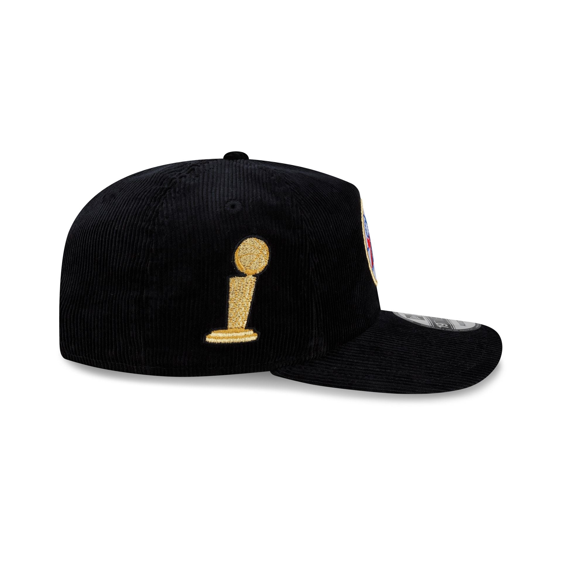 Philadelphia 76ers 1983 Finals Black & Gold Corduroy 19TWENTY Adjustable Hat