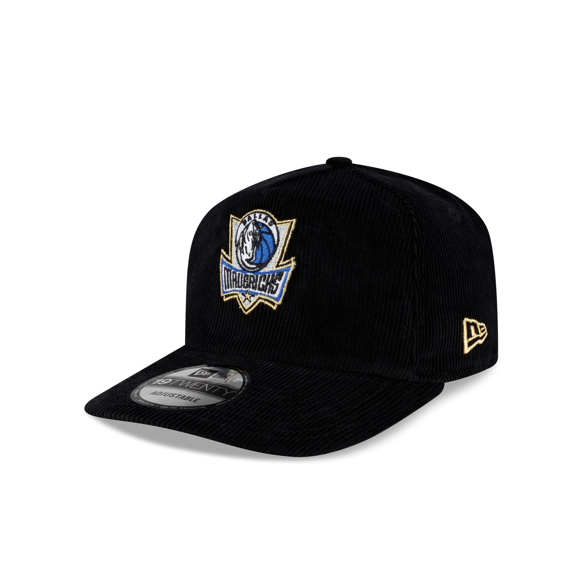 Dallas Mavericks 2011 Finals Black & Gold Corduroy 19TWENTY Adjustable Hat