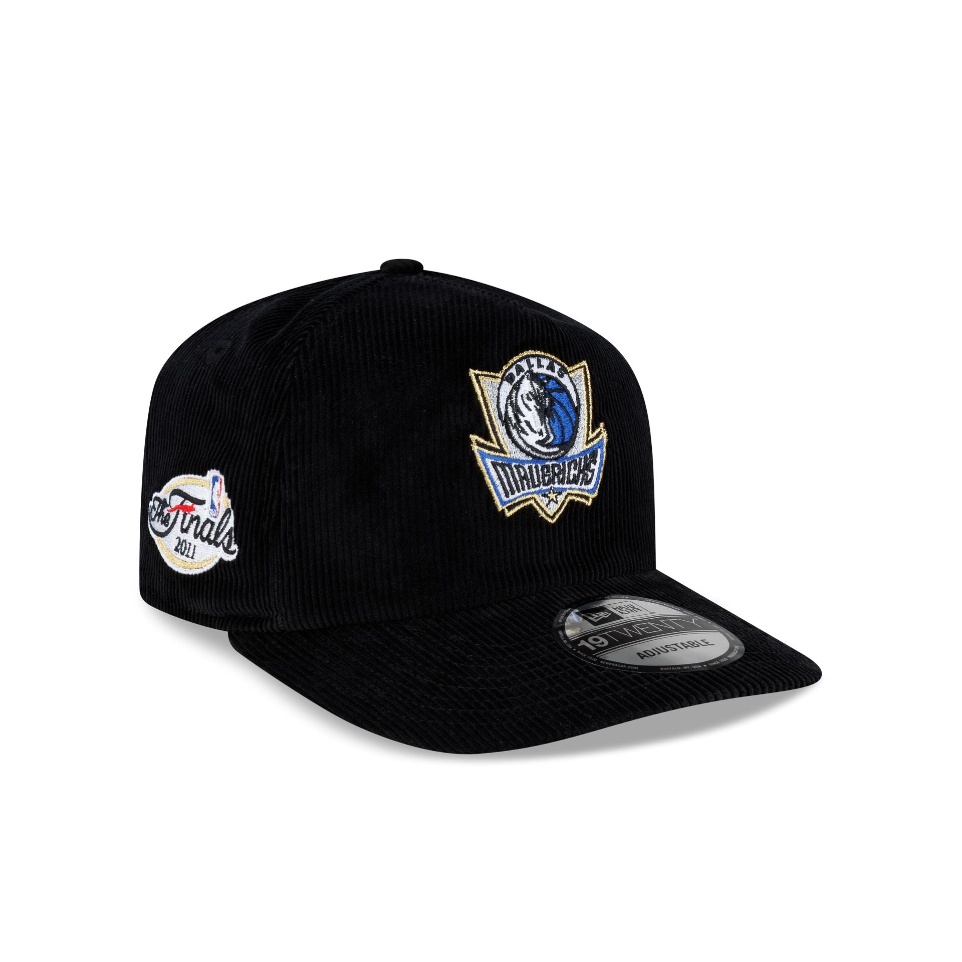 Dallas Mavericks 2011 Finals Black & Gold Corduroy 19TWENTY Adjustable Hat