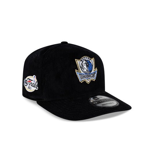 Dallas Mavericks 2011 Finals Black & Gold Corduroy 19TWENTY Adjustable Hat - New Era Cap