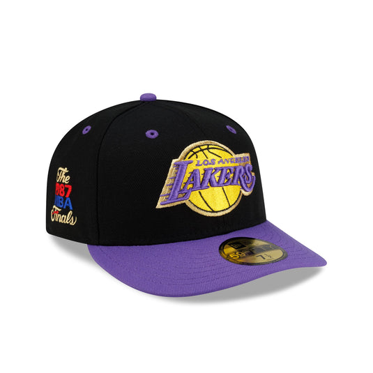 Los Angeles Lakers 1987 Finals Black & Gold 59FIFTY Fitted Hat - New Era Cap