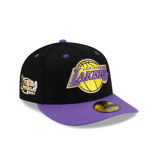 Los Angeles Lakers 2001 Finals Black & Gold 59FIFTY Fitted Hat - New Era Cap
