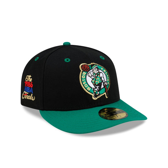 Boston Celtics 1986 Finals Black & Gold 59FIFTY Fitted Hat - New Era Cap