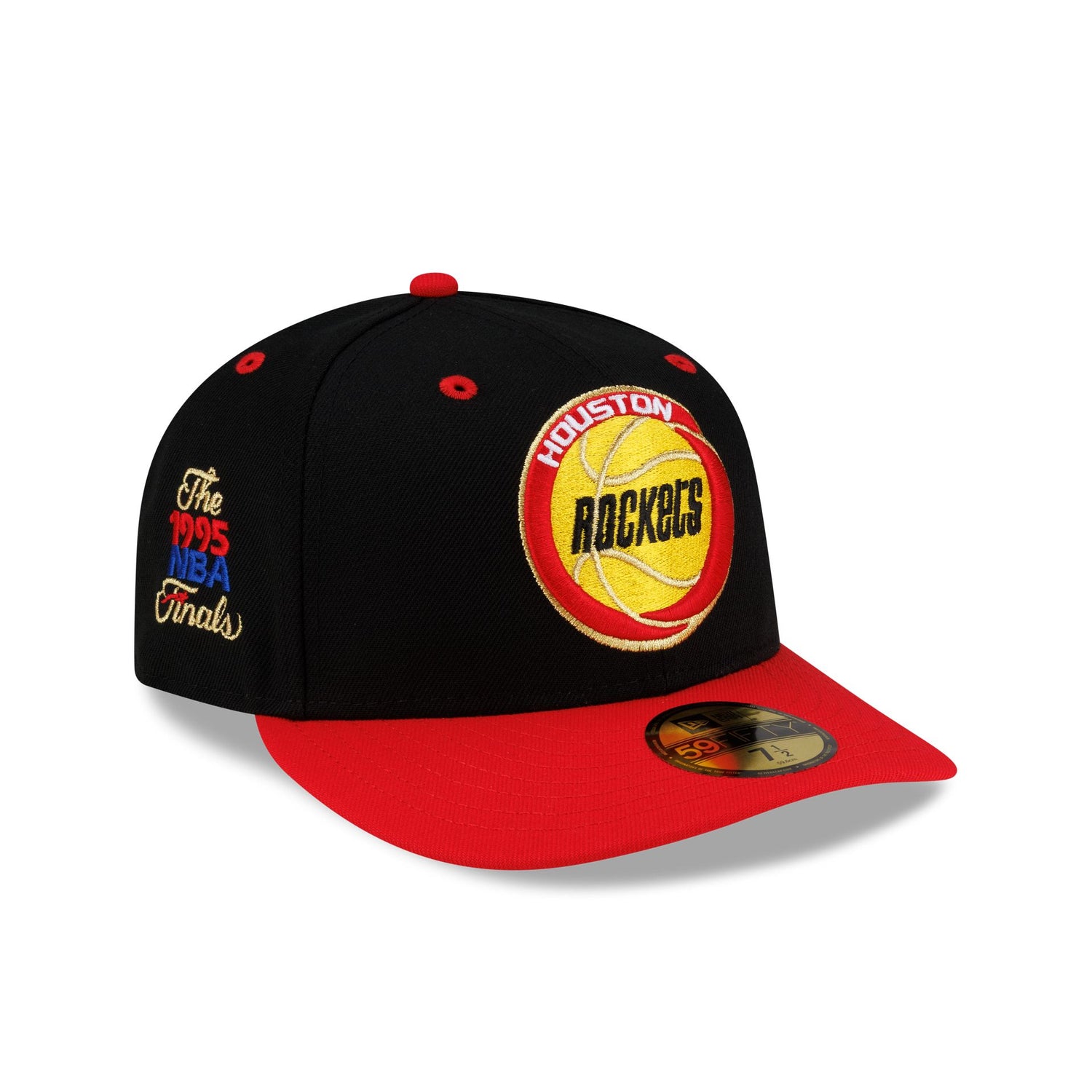 Houston Rockets 1995 Finals Black & Gold 59FIFTY Fitted Hat