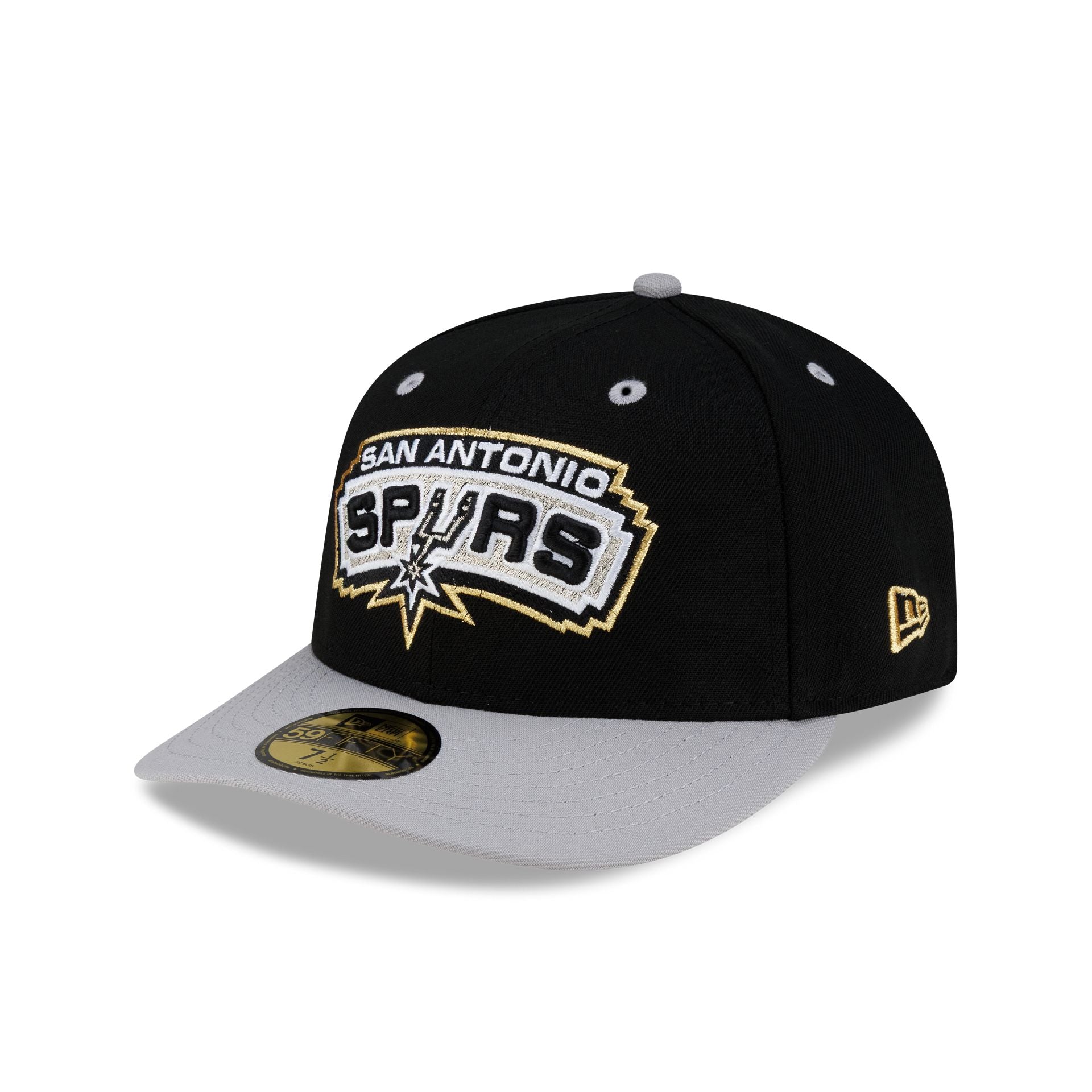 San Antonio Spurs 2003 Finals Black & Gold 59FIFTY Fitted Hat