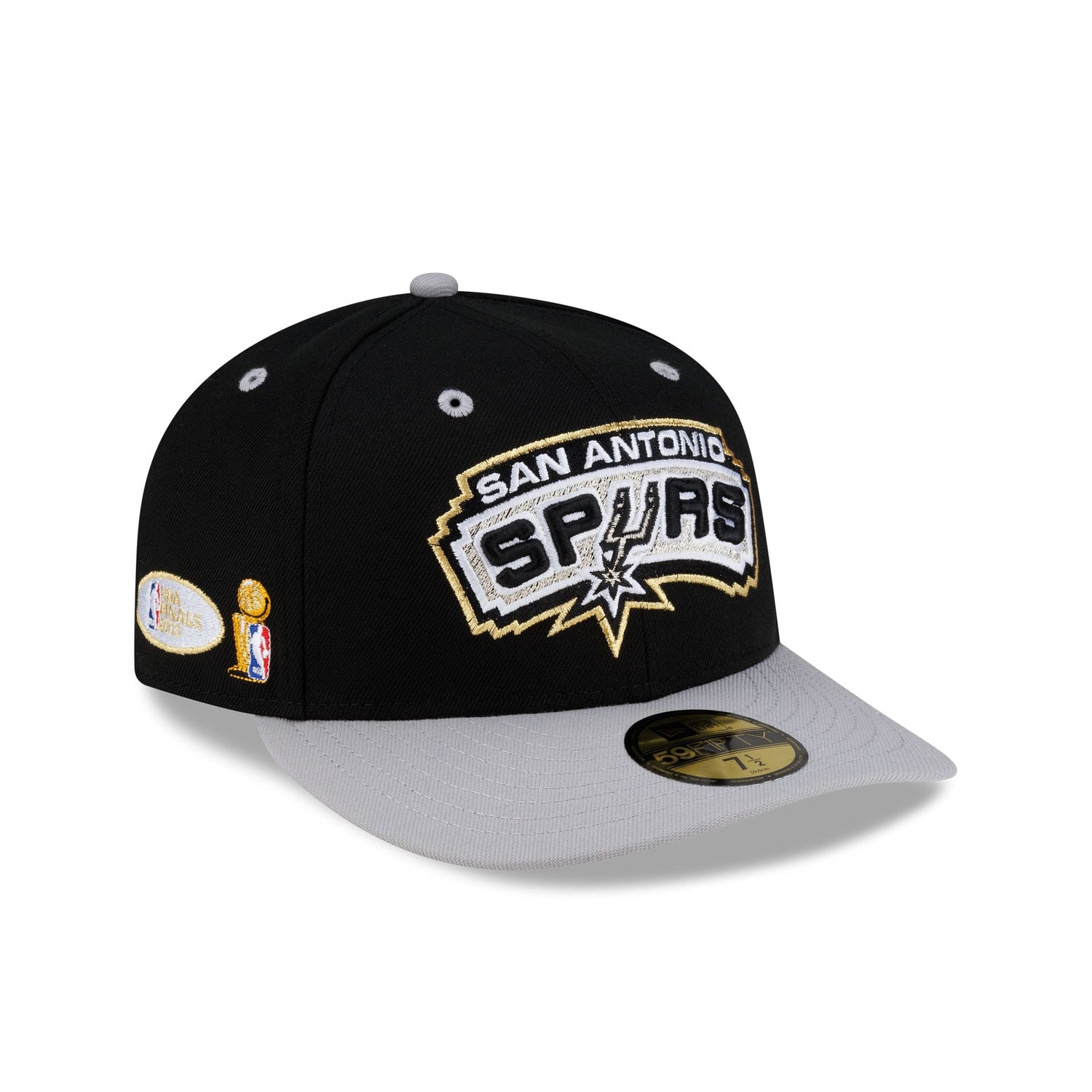 San Antonio Spurs 2003 Finals Black & Gold 59FIFTY Fitted Hat