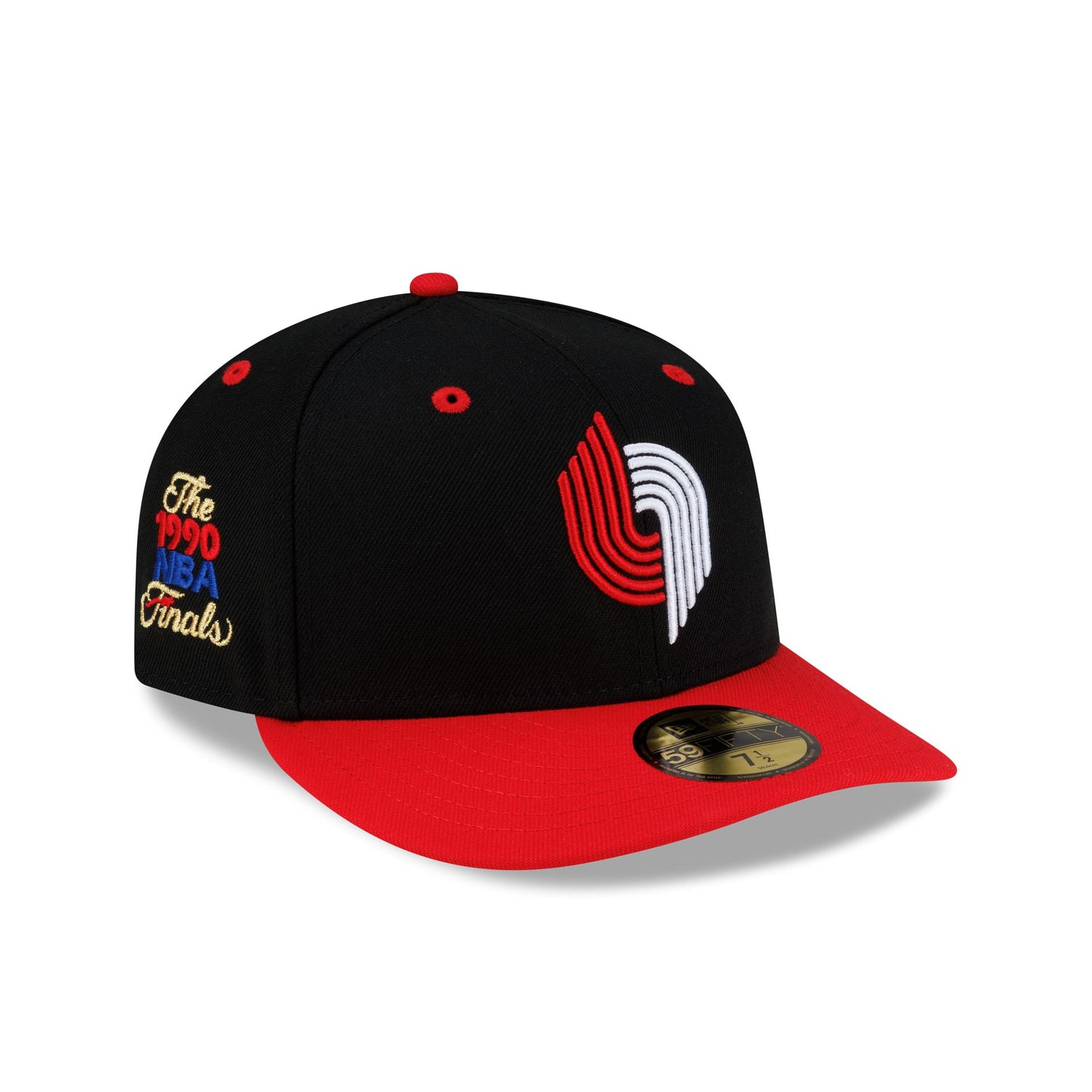 Portland Trail Blazers 1990 Finals Black & Gold 59FIFTY Fitted Hat