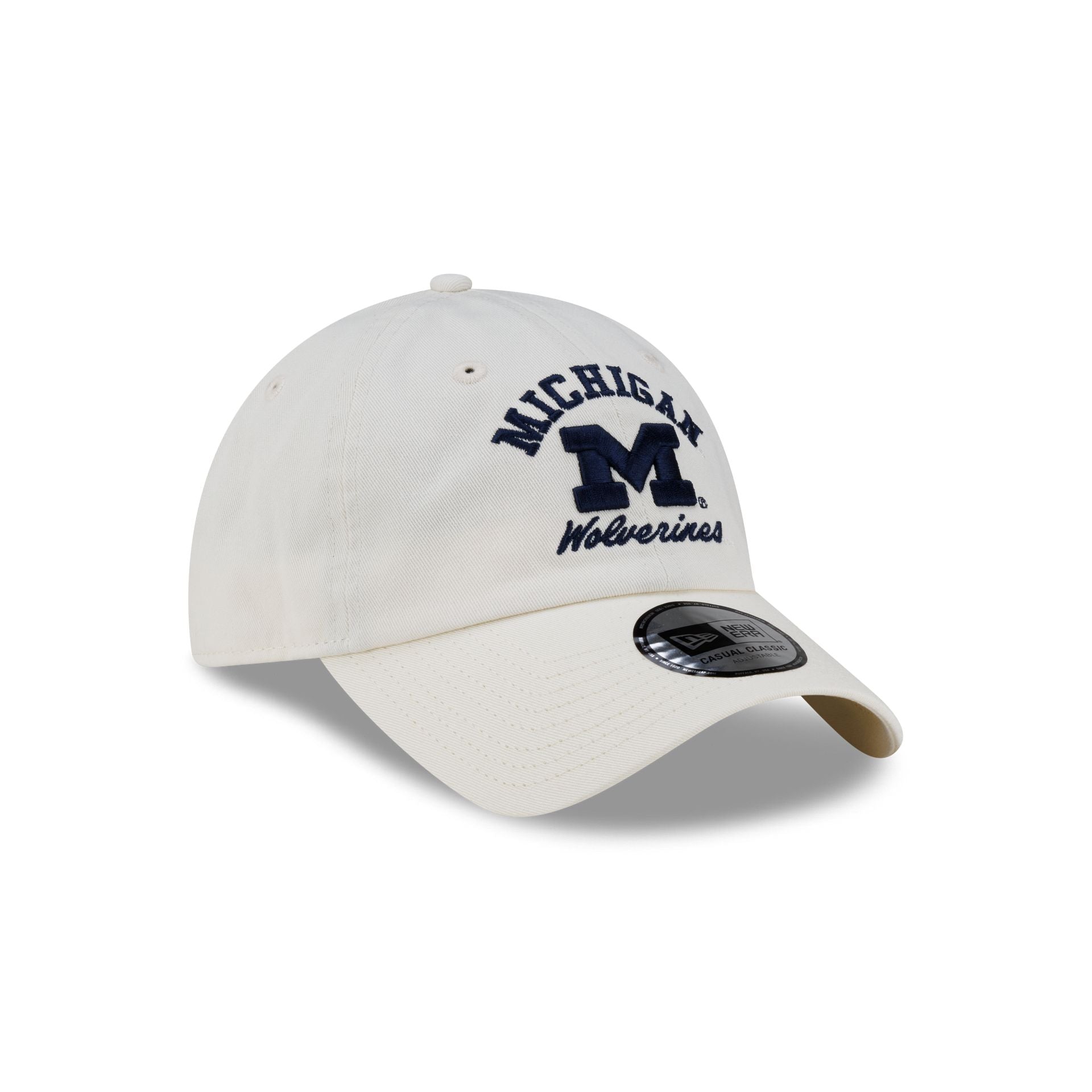 Michigan Wolverines College Arch Chrome Casual Classic Adjustable Hat