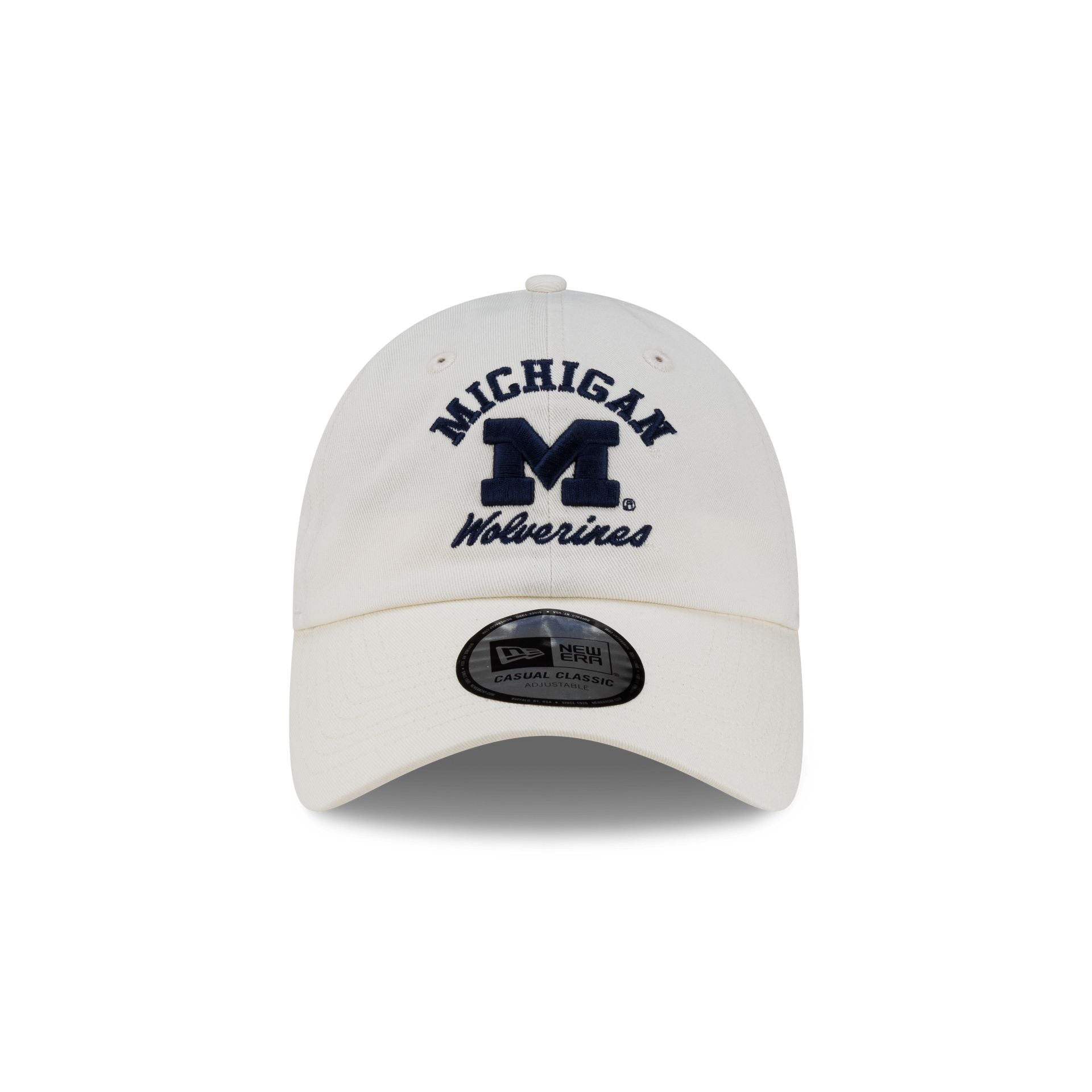 Michigan Wolverines College Arch Chrome Casual Classic Adjustable Hat