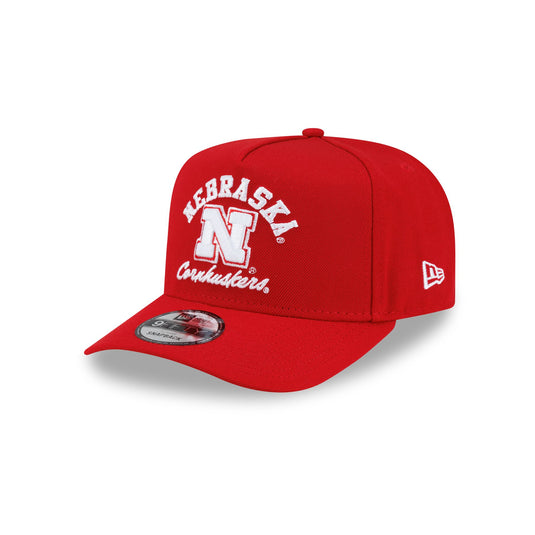 Nebraska Cornhuskers College Arch 9FIFTY A-Frame Snapback Hat