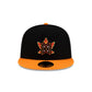 Bakersfield Blaze Hometown Black Orange 59FIFTY Fitted Hat