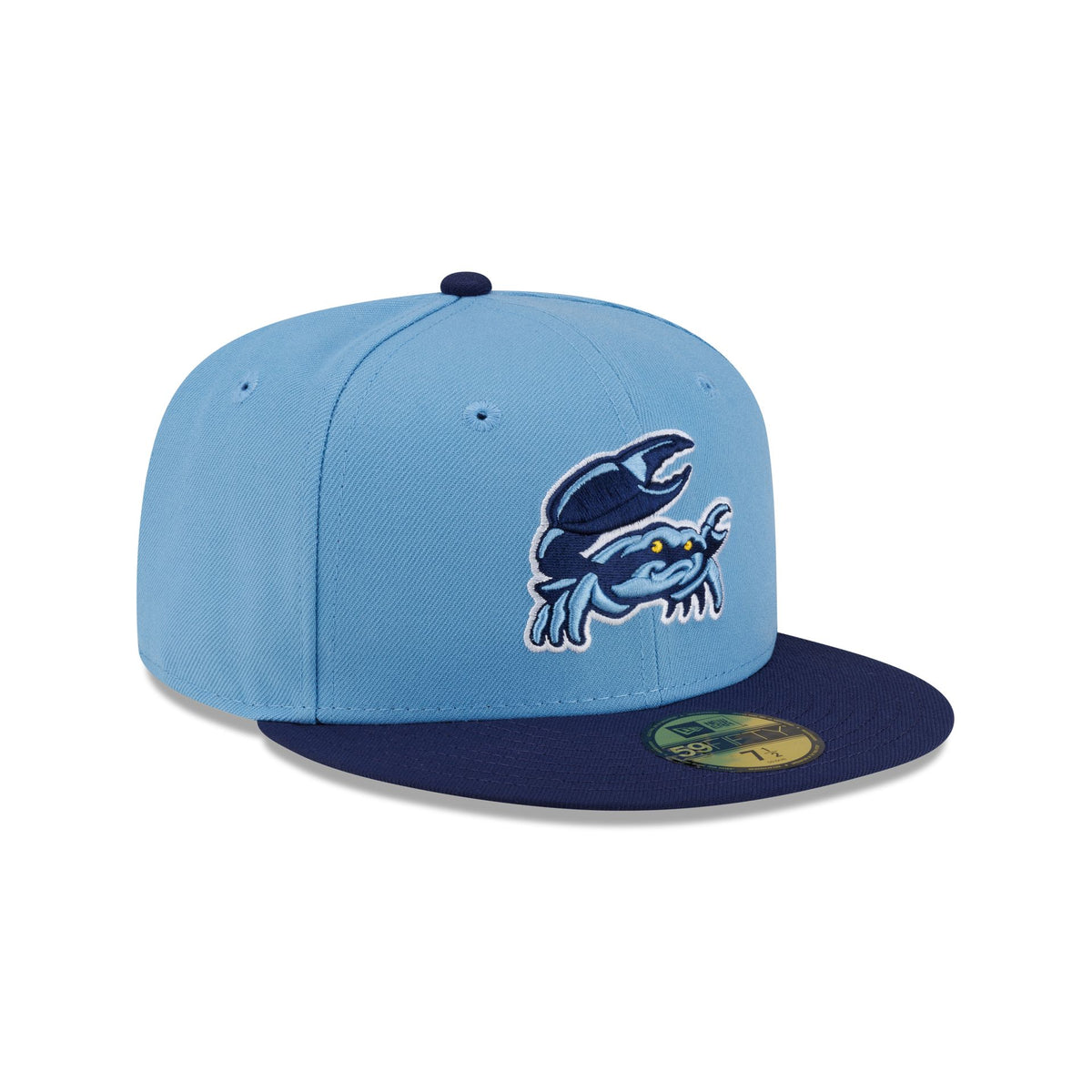 Charlotte Stone Crabs Hometown Sky Blue 59FIFTY Fitted Hat