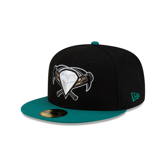West Tenn Diamond Jaxx Hometown Black Green 59FIFTY Fitted Hat - New Era Cap