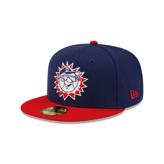 Hagerstown Suns Hometown Navy Red 59FIFTY Fitted Hat - New Era Cap