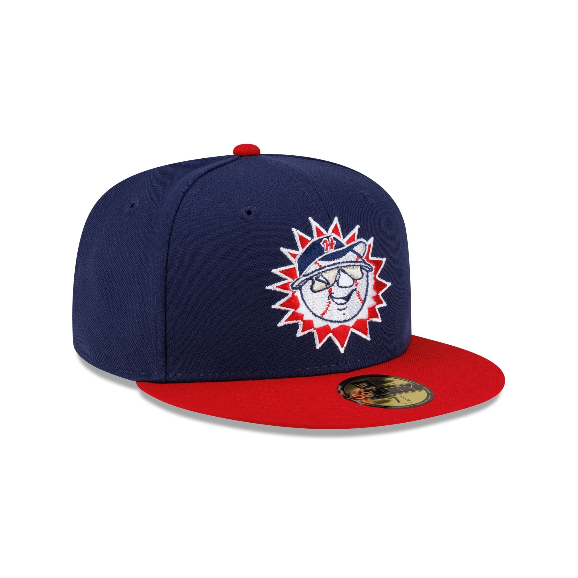 Hagerstown Suns Hometown Navy Red 59FIFTY Fitted Hat