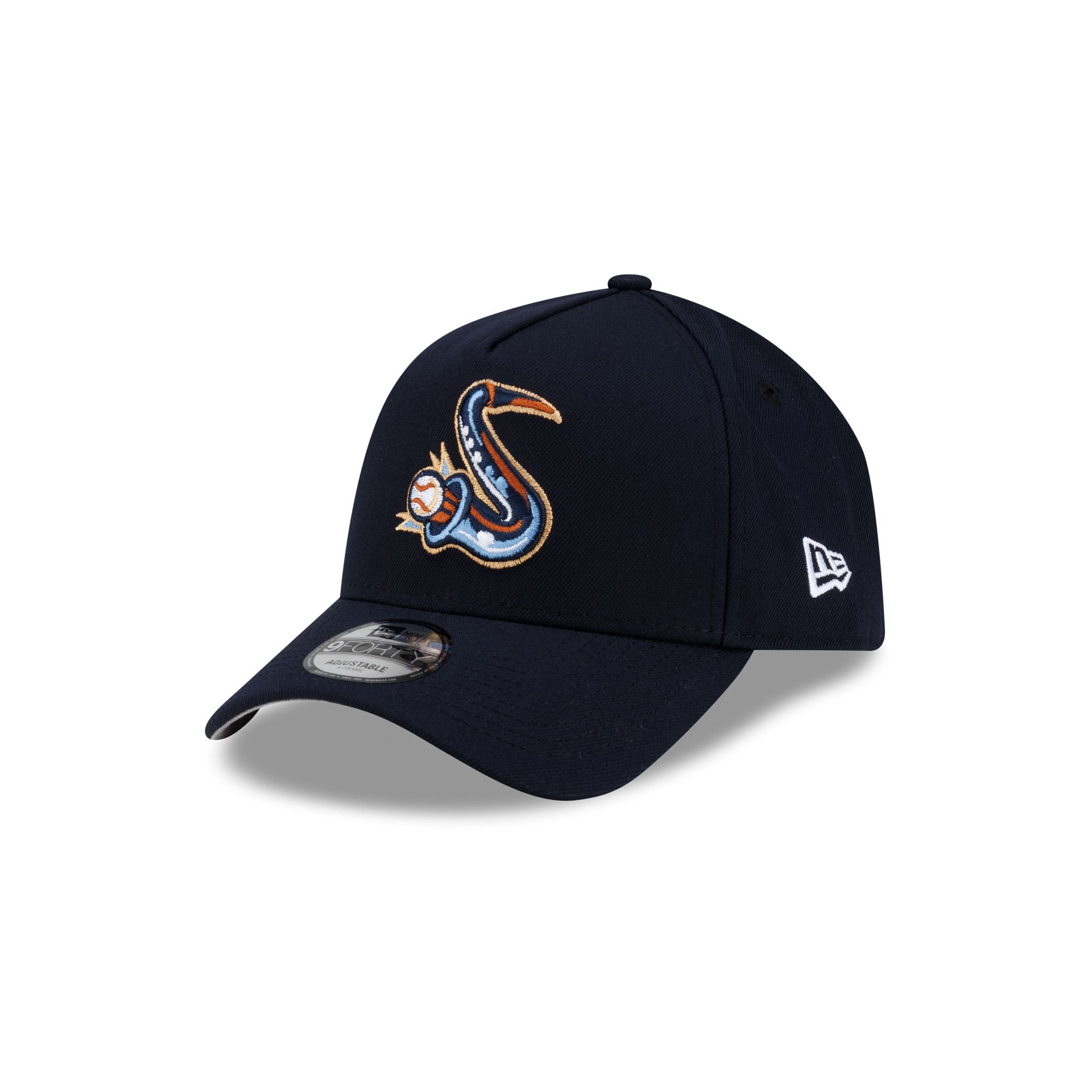 Swing of the Quad Cities Hometown Navy 9FORTY A-Frame Snapback Hat