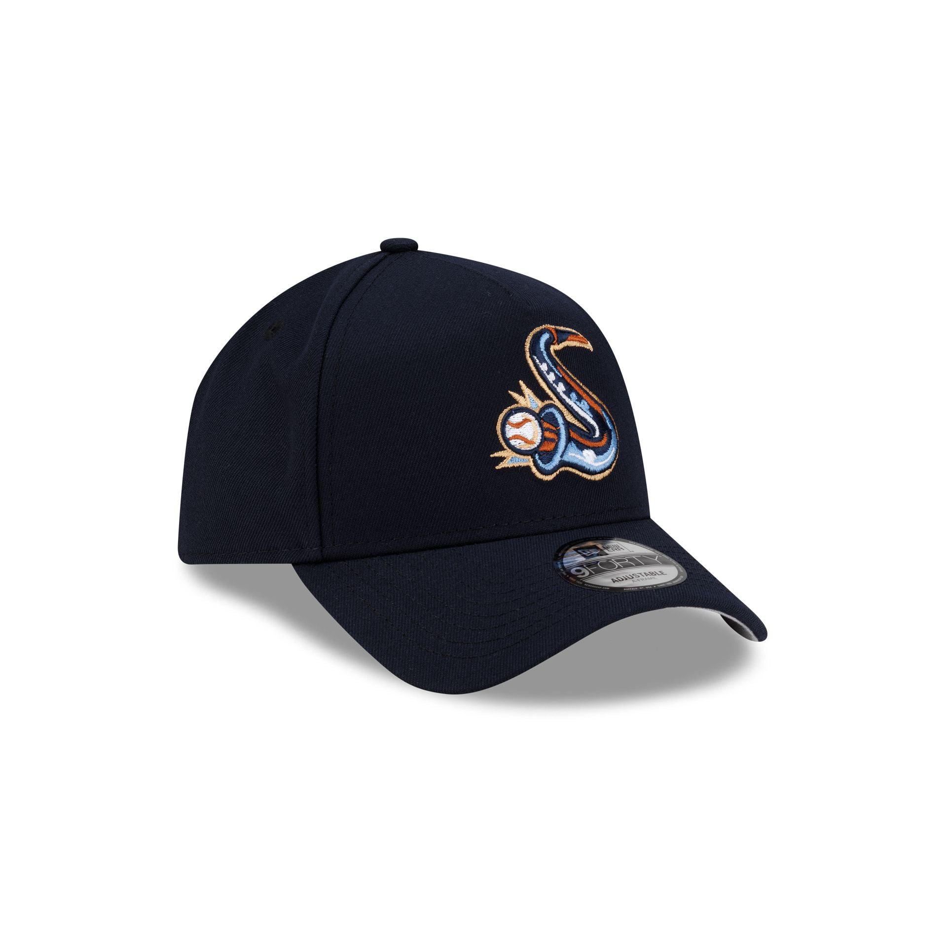 Swing of the Quad Cities Hometown Navy 9FORTY A-Frame Snapback Hat