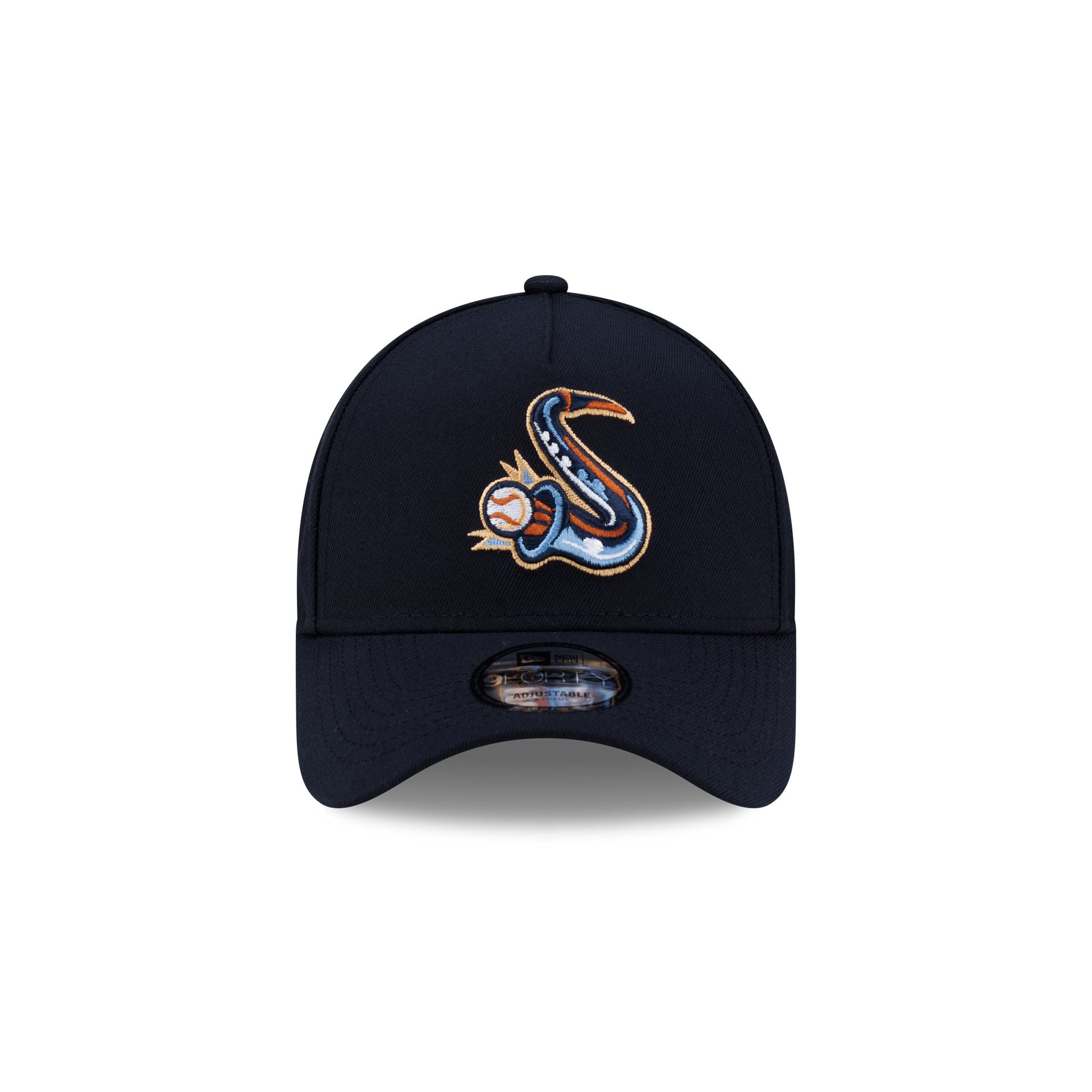 Swing of the Quad Cities Hometown Navy 9FORTY A-Frame Snapback Hat