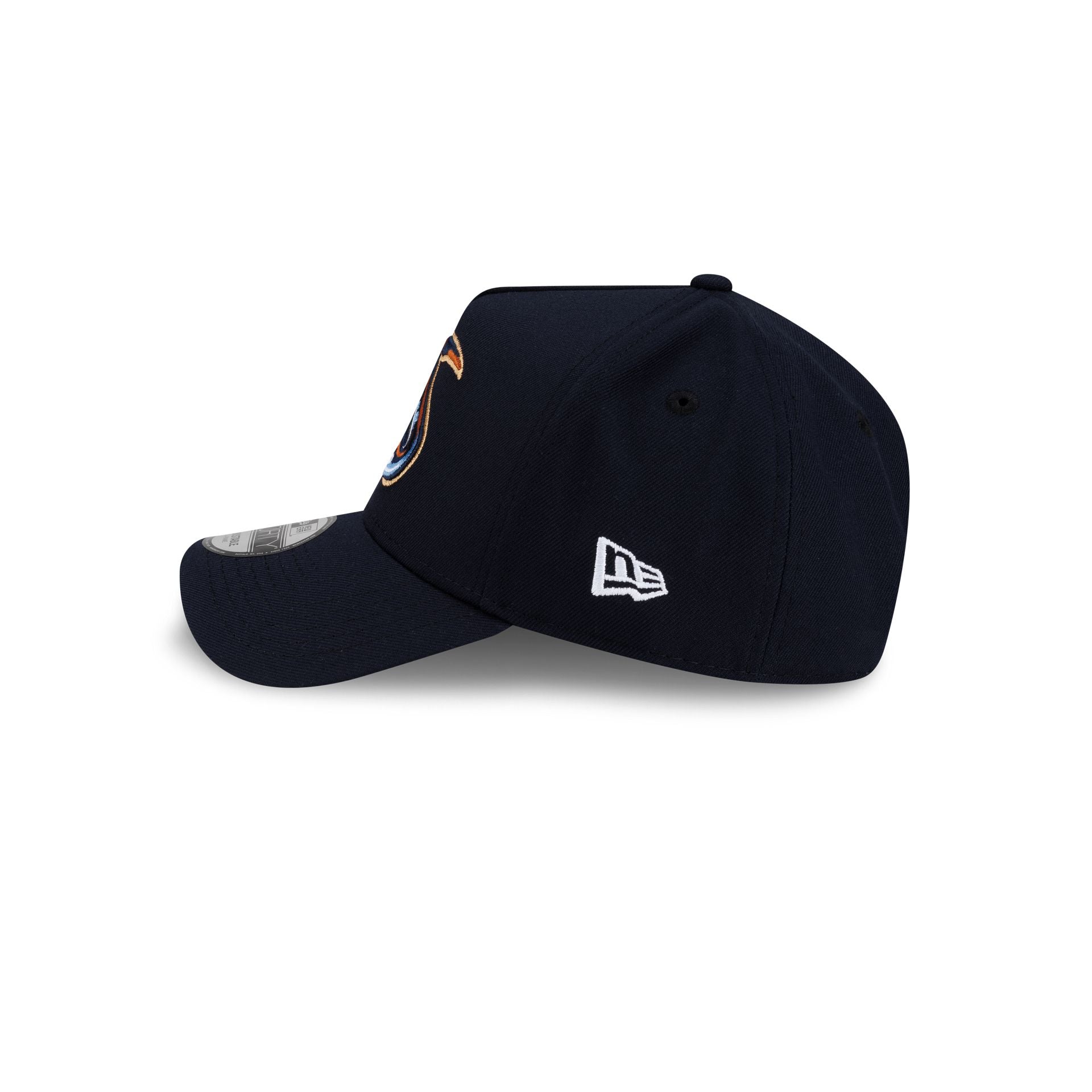 Swing of the Quad Cities Hometown Navy 9FORTY A-Frame Snapback Hat
