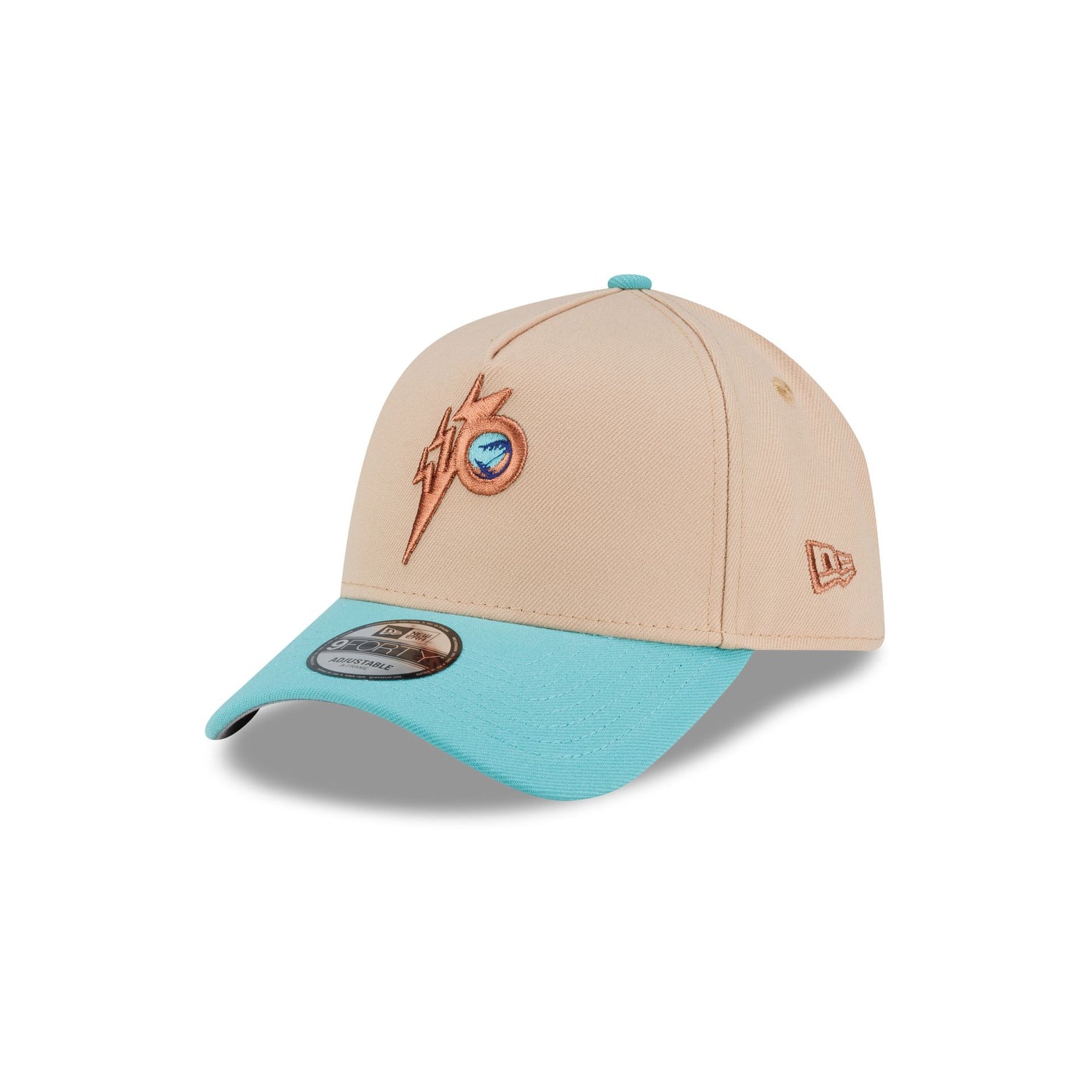 West Virginia Power Hometown Beige 9FORTY A-Frame Snapback Hat