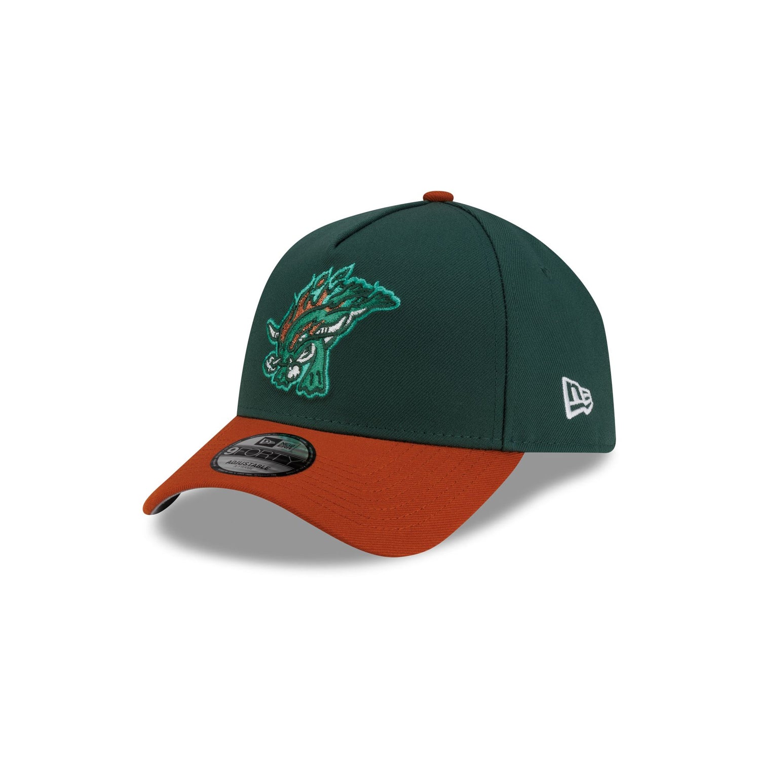 Florida Fire Frogs Hometown Green 9FORTY A-Frame Snapback Hat
