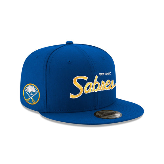 Buffalo Sabres Script Light Royal 9FIFTY Snapback Hat - New Era Cap