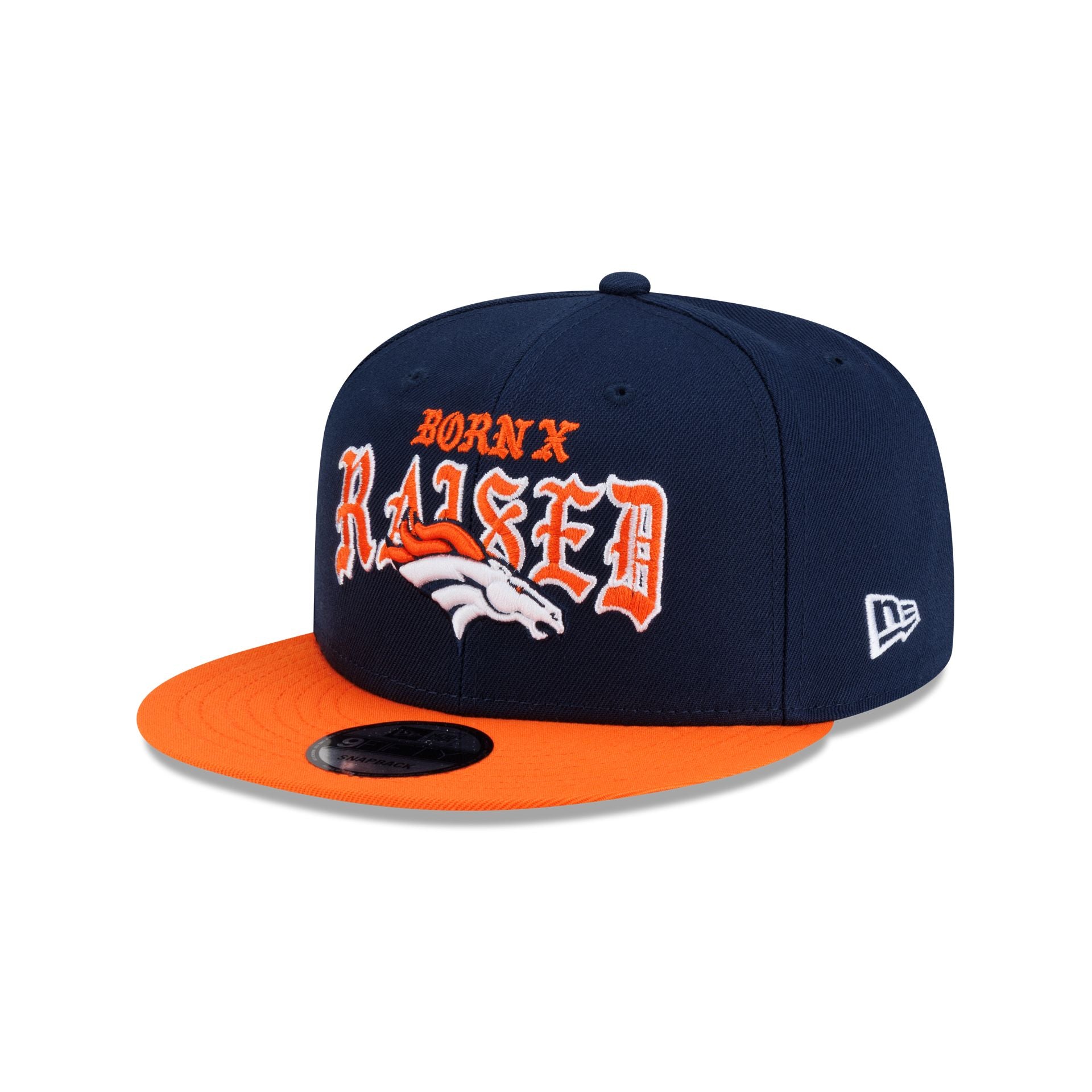 Born x Raised x Denver Broncos Two-Tone 9FIFTY Snapback Hat – New