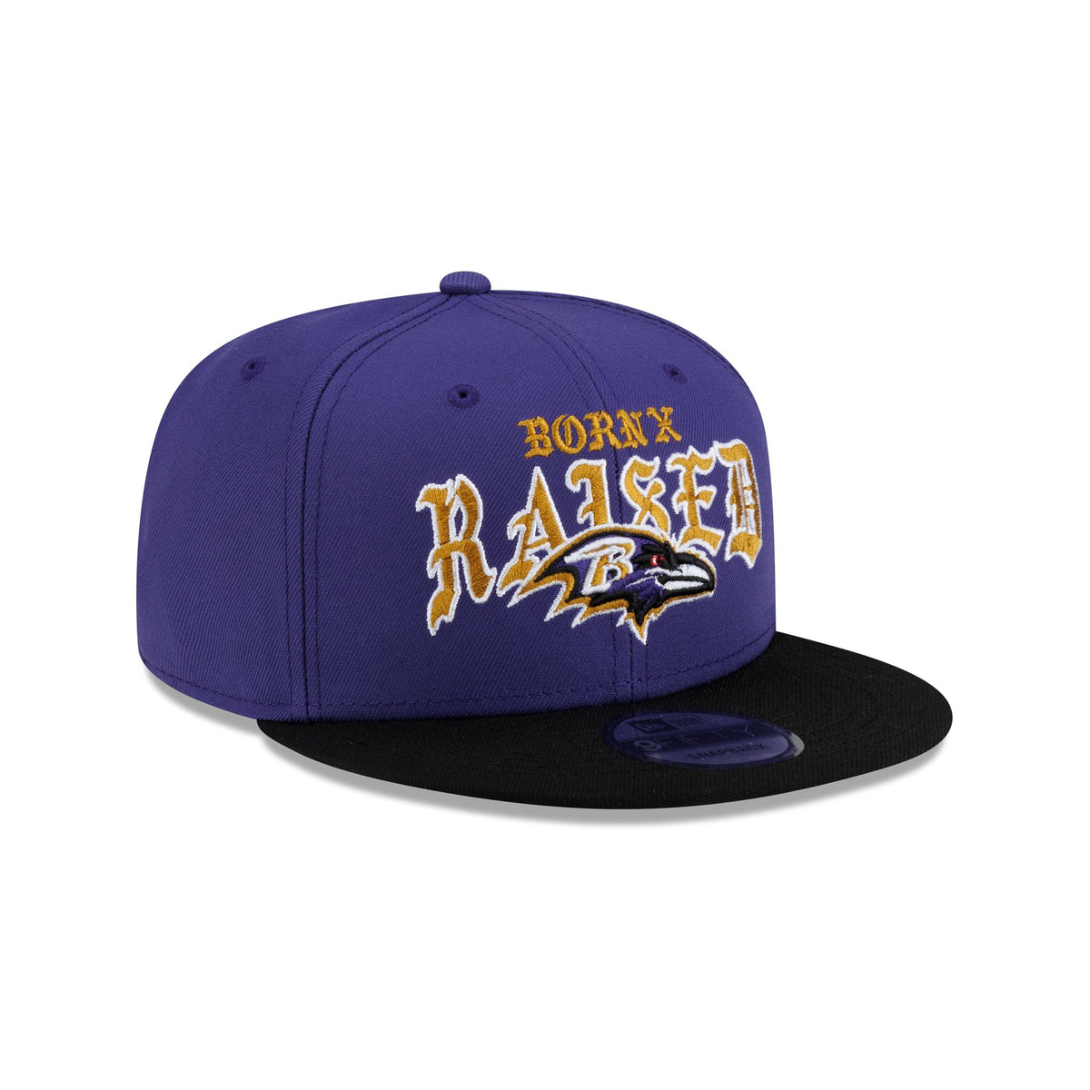 Born x Raised x Baltimore Ravens Two-Tone 9FIFTY Snapback Hat