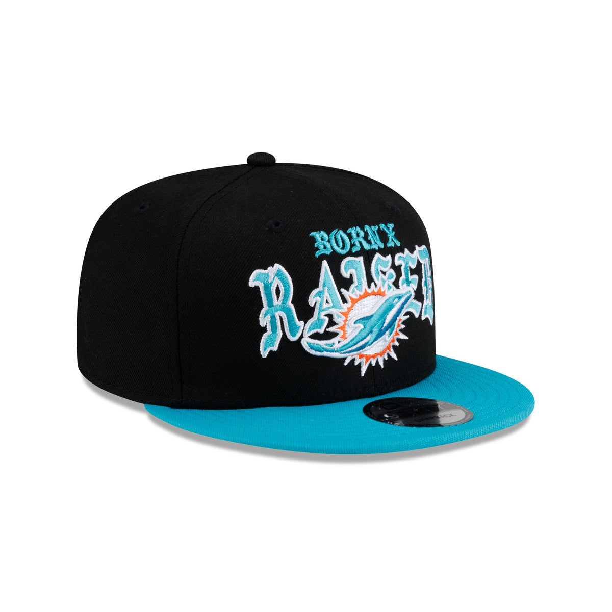 Born x Raised x Miami Dolphins Two-Tone 9FIFTY Snapback Hat