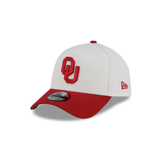 Oklahoma Sooners Chrome Red 9FORTY A-Frame Snapback Hat