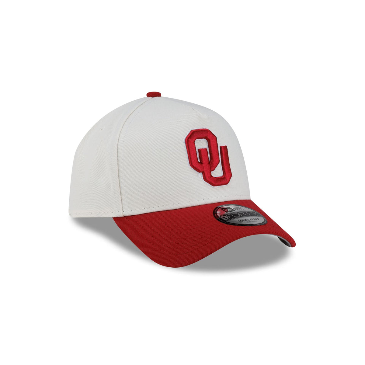 Oklahoma Sooners Chrome Red 9FORTY A-Frame Snapback Hat