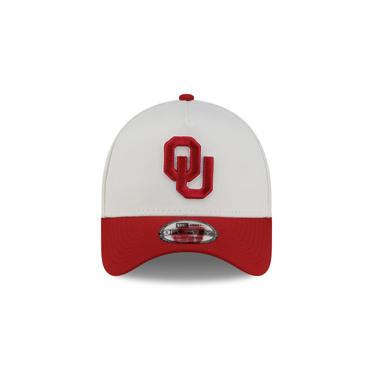 Oklahoma Sooners Chrome Red 9FORTY A-Frame Snapback Hat