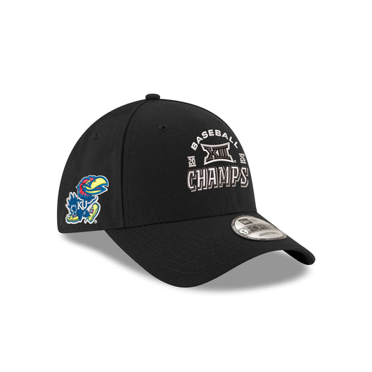 Kansas Jayhawks 2026 Big XII Baseball Champions 9FORTY Adjustable Hat - New Era Cap