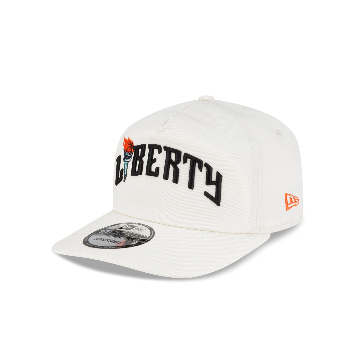 New York Liberty Court Origins Chrome White 19TWENTY Snapback Hat