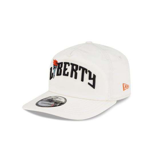 New York Liberty Court Origins Chrome White 19TWENTY Snapback Hat - New Era Cap