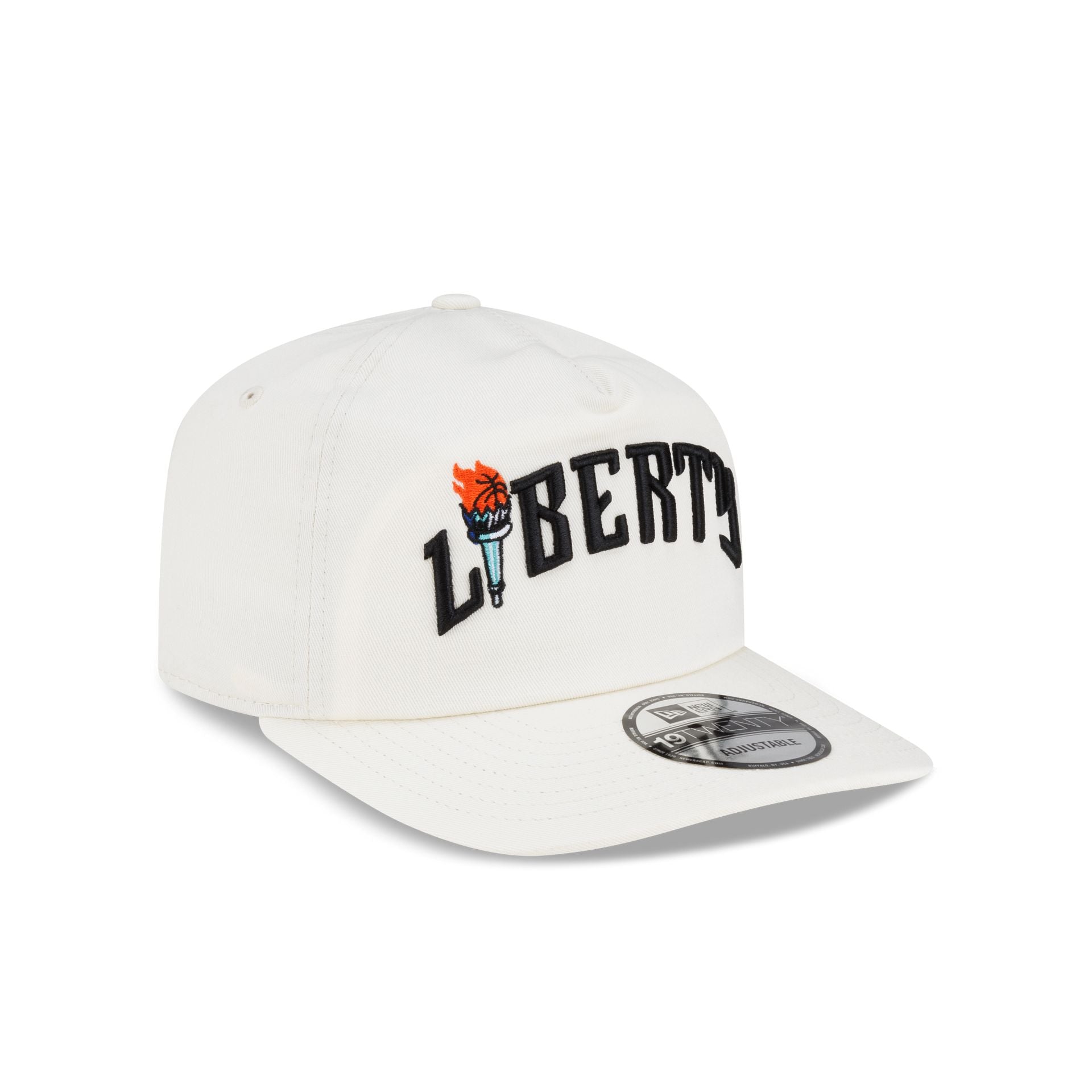 New York Liberty Court Origins Chrome White 19TWENTY Snapback Hat