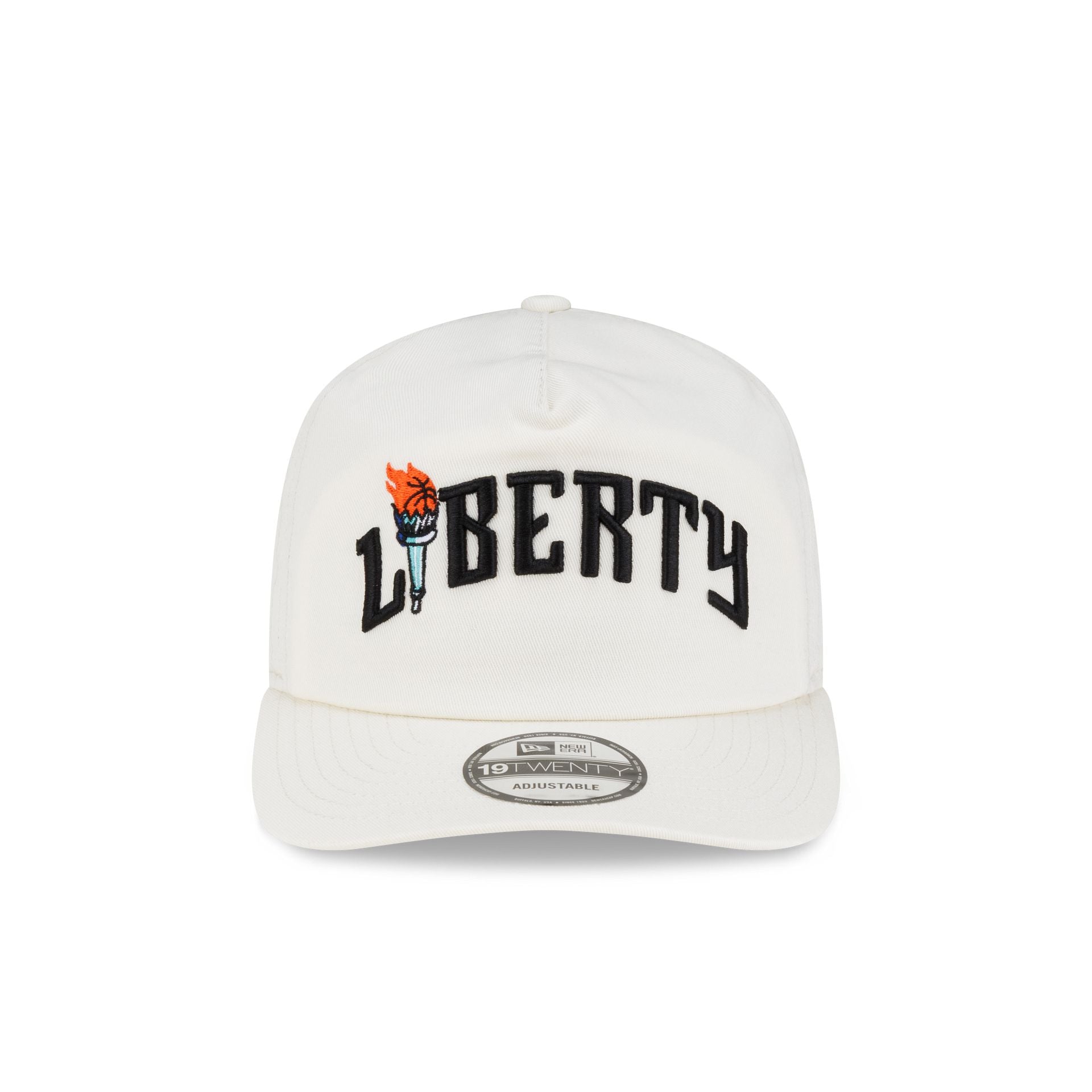 New York Liberty Court Origins Chrome White 19TWENTY Snapback Hat