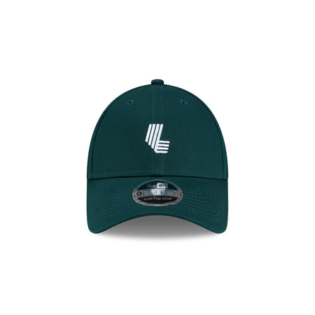 LIV Golf Green 9FORTY Stretch-Snap Hat