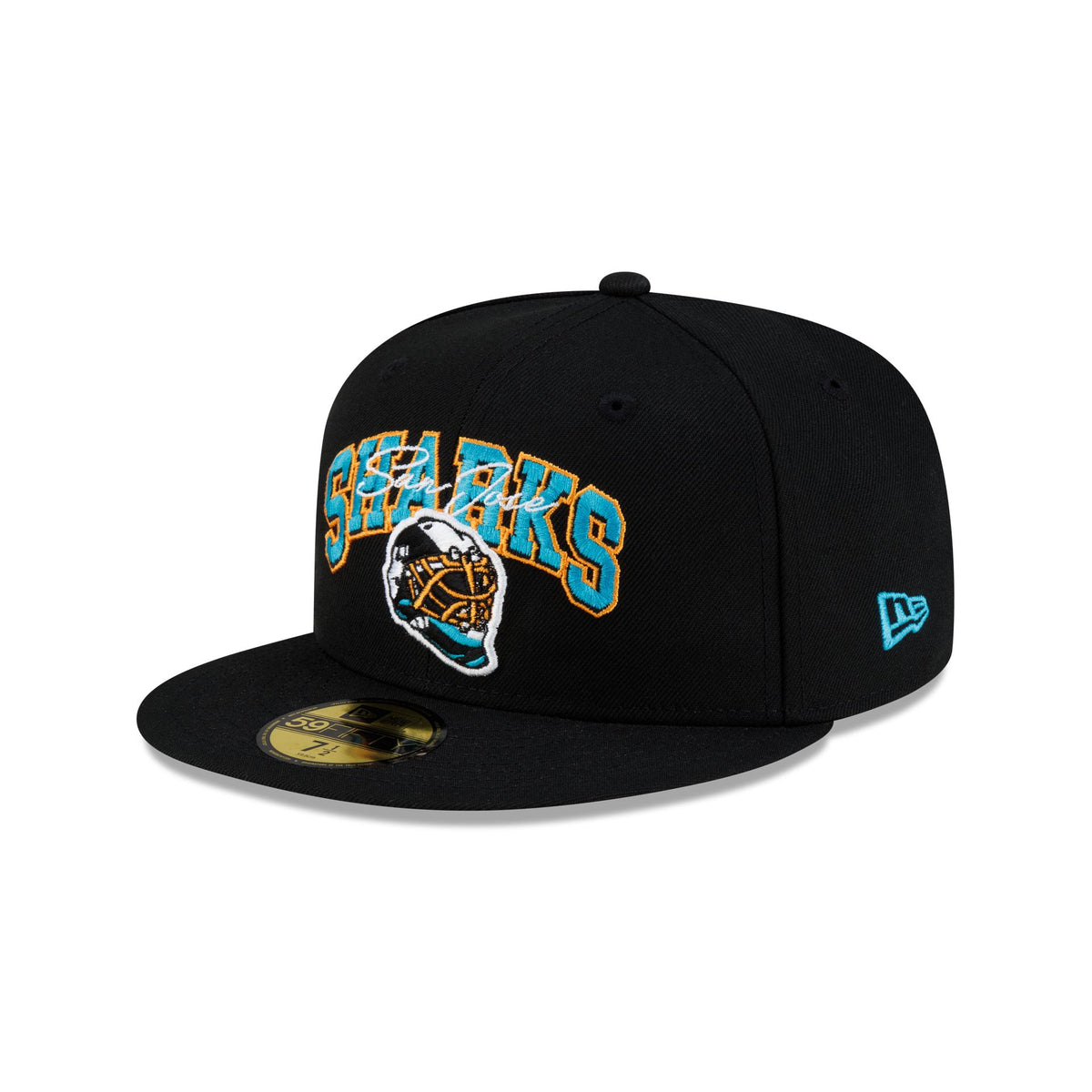 San Jose Sharks Arch Mask 59FIFTY Fitted Hat