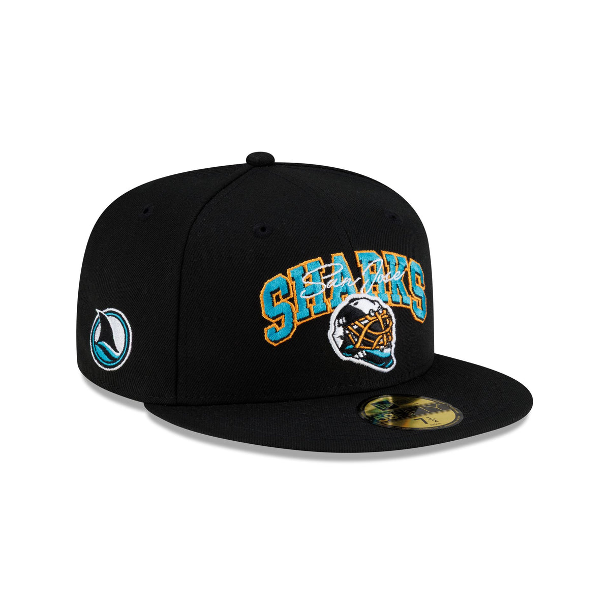 San Jose Sharks Arch Mask 59FIFTY Fitted Hat