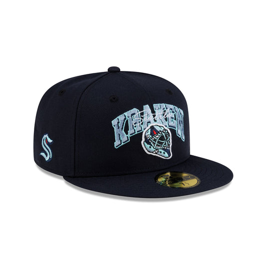 Seattle Kraken Arch Mask 59FIFTY Fitted Hat