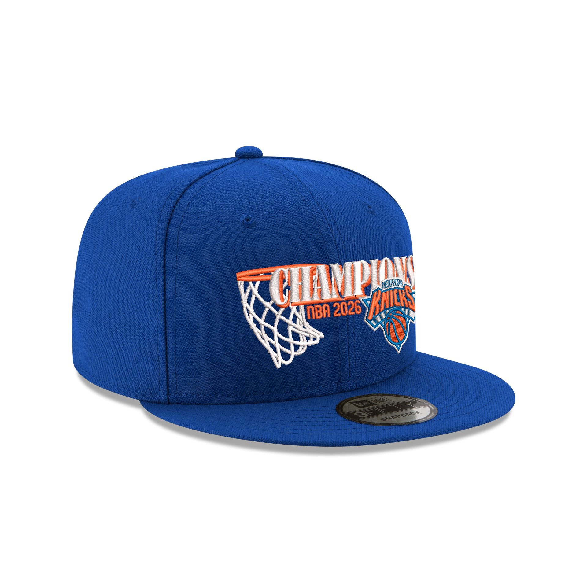 New York Knicks 2026 Champions Wordmark 9FIFTY Snapback Hat – New