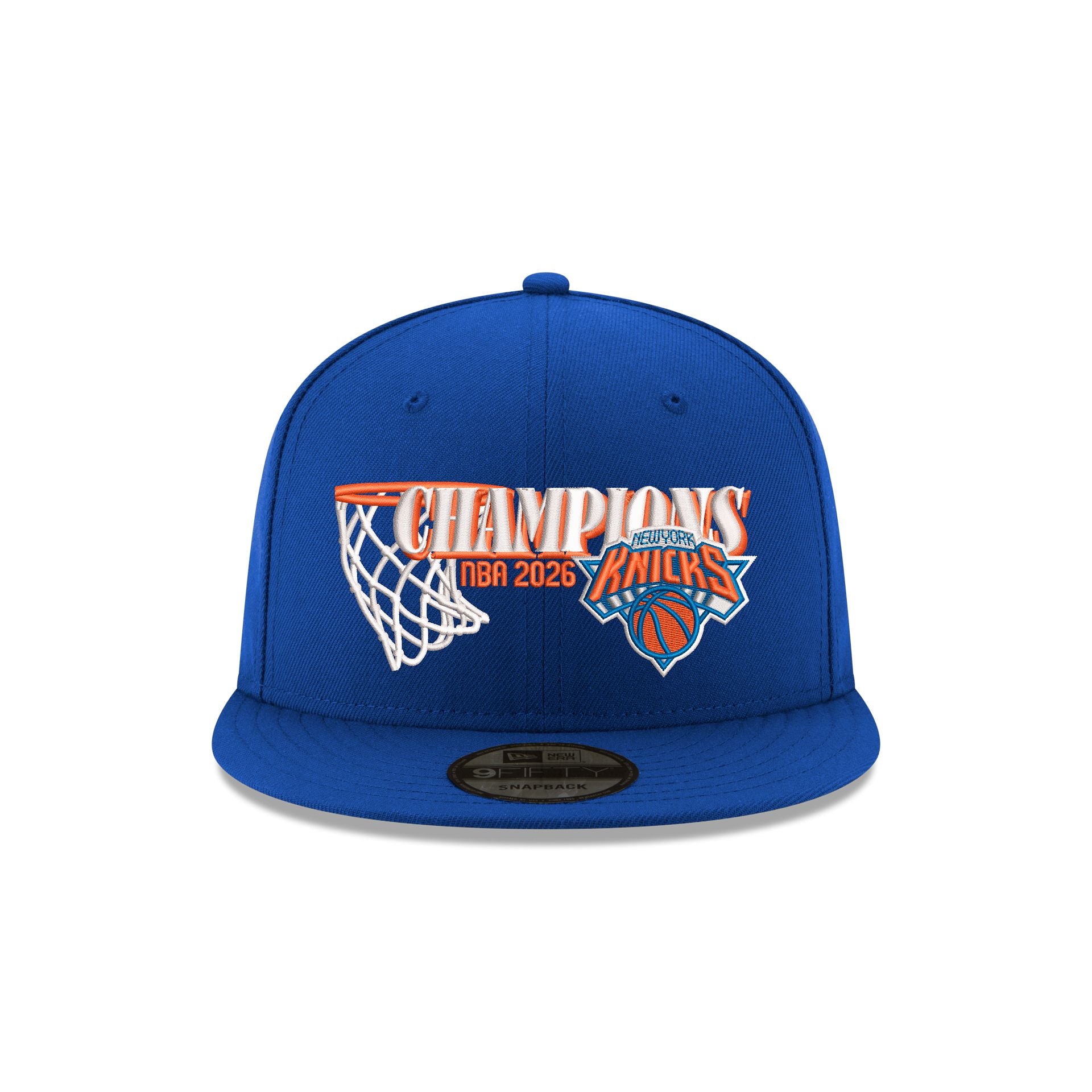 New York Knicks 2026 Champions Wordmark 9FIFTY Snapback Hat – New