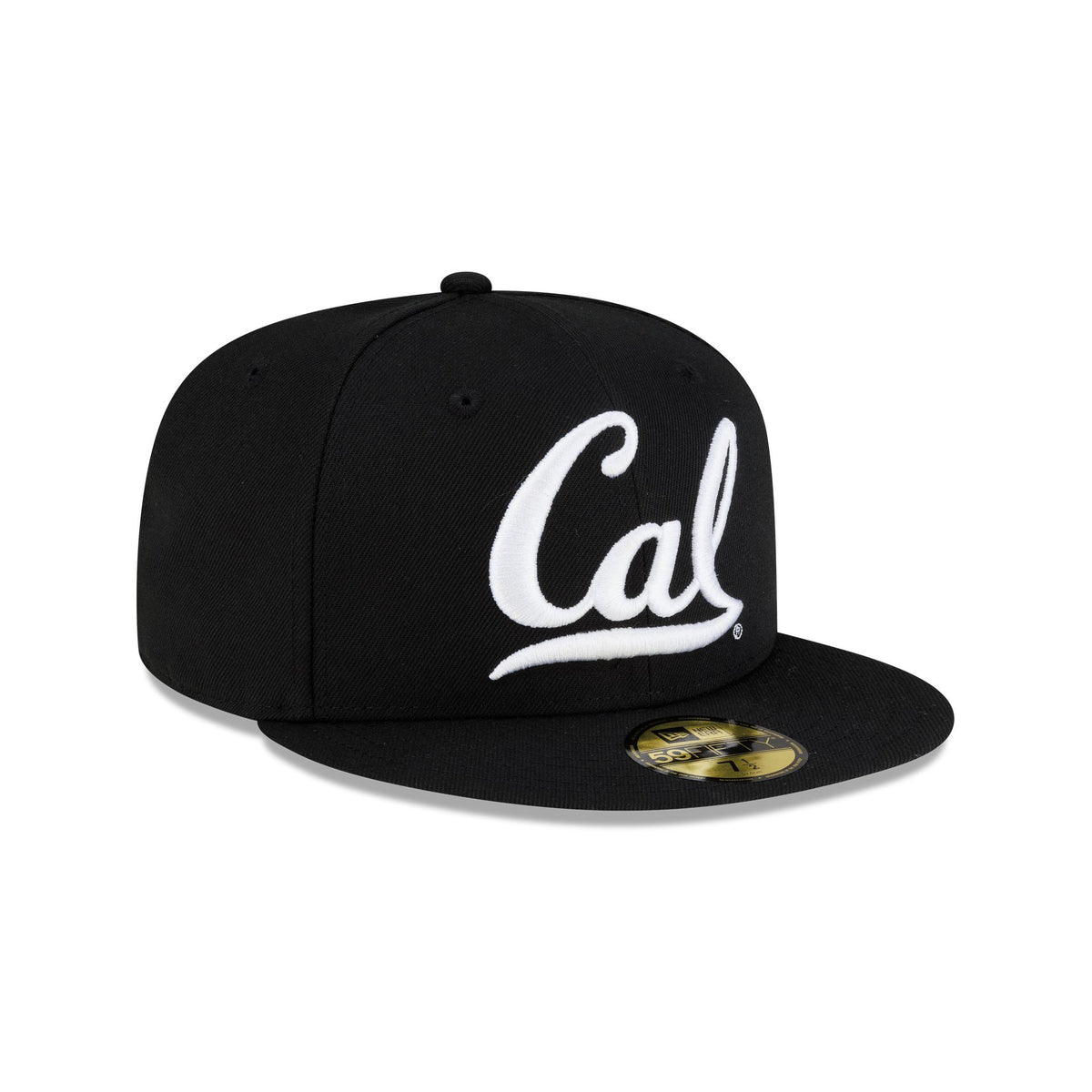 California Golden Bears White Script 59FIFTY Fitted Hat