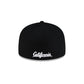 California Golden Bears White Script 59FIFTY Fitted Hat