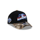 New York Rangers Top Shelf Black Camo 9FORTY A-Frame Snapback Hat