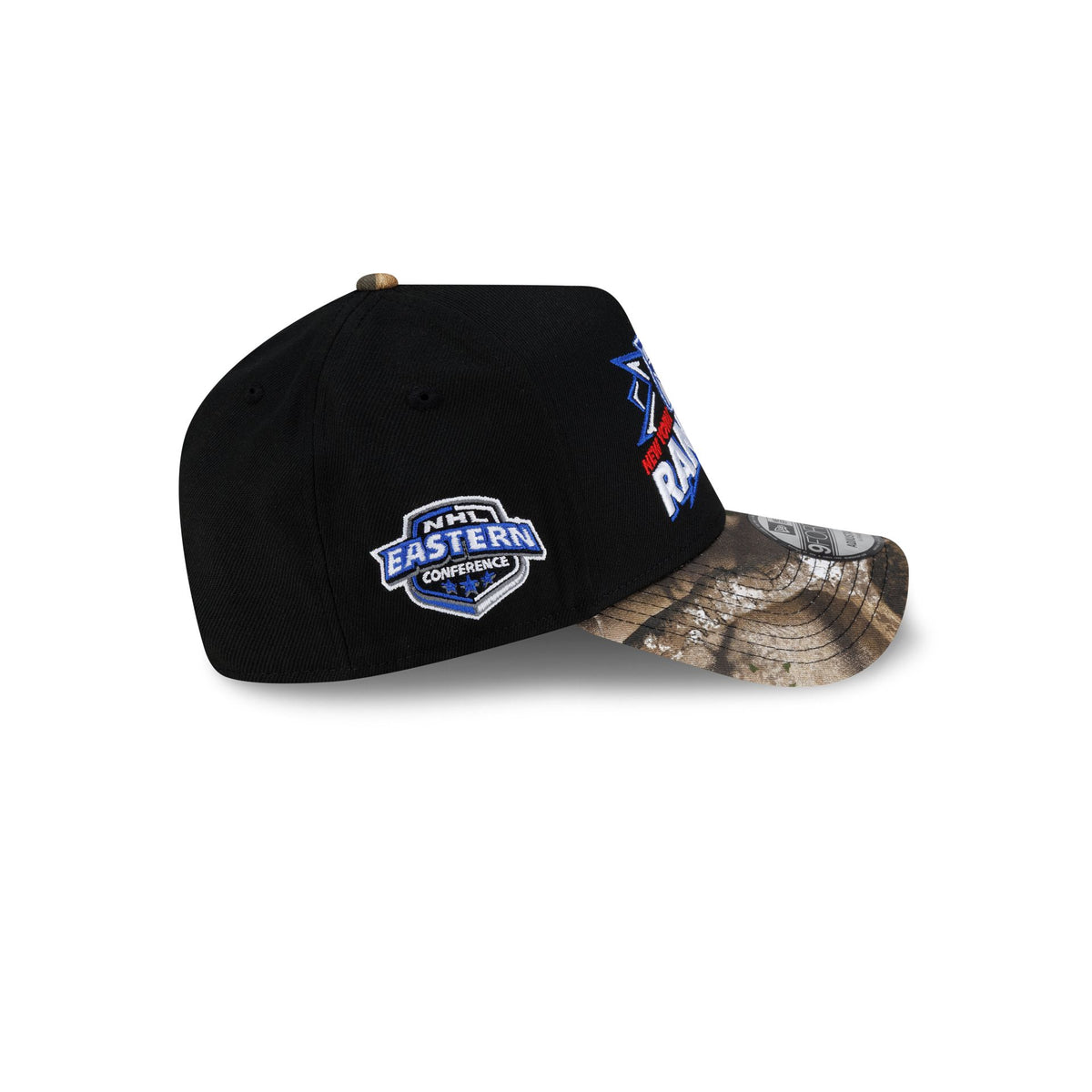 New York Rangers Top Shelf Black Camo 9FORTY A-Frame Snapback Hat