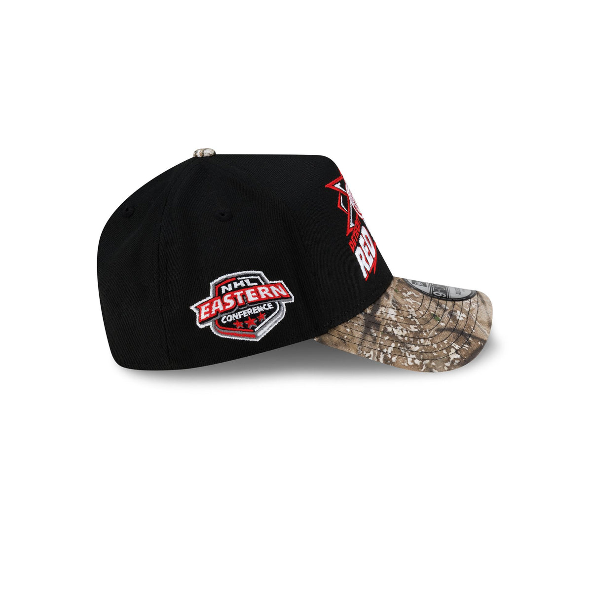 Detroit Red Wings Top Shelf Black Camo 9FORTY A-Frame Snapback Hat